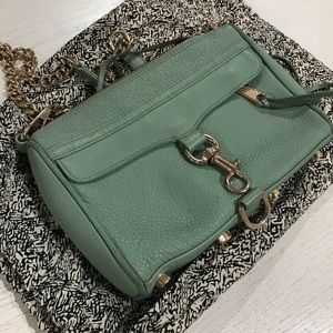 Rebecca Minkoff mini M.A.C. in seafoam green